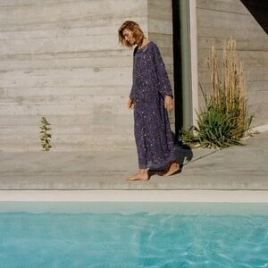 ZARA Long Beaded Tunic Dress BNWT